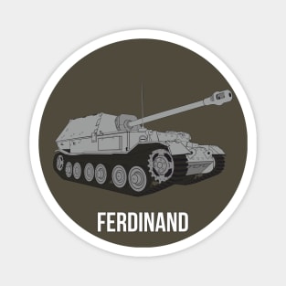Ferdinand German tank destroyer Magnet